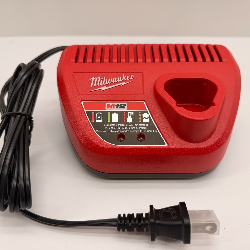 NEW Milwaukee M12 OEM Battery Charger Genuine 48-59-2401 Lithium-Ion 12 Volt 12V